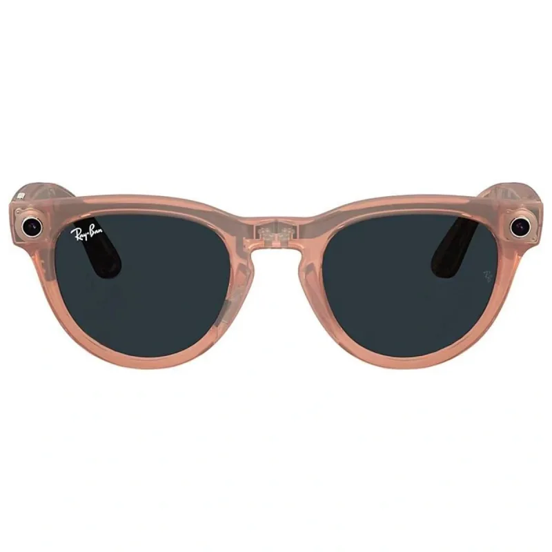 Ray Ban Meta Headliner Gen2 Matte Peach Clear/Grey Transitions 68901Z50