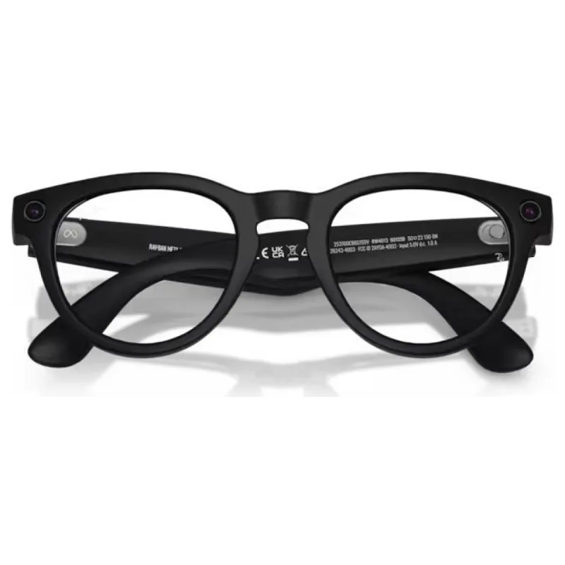 RAY-BAN META HEADLINER MAT SİYAH ŞEFFAF CAM (2. NESİL) RW 4013