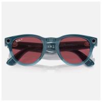 RAY-BAN META SHINY JEANS AKILLI GÖZLÜK POLAR DUSTY RED RW4009