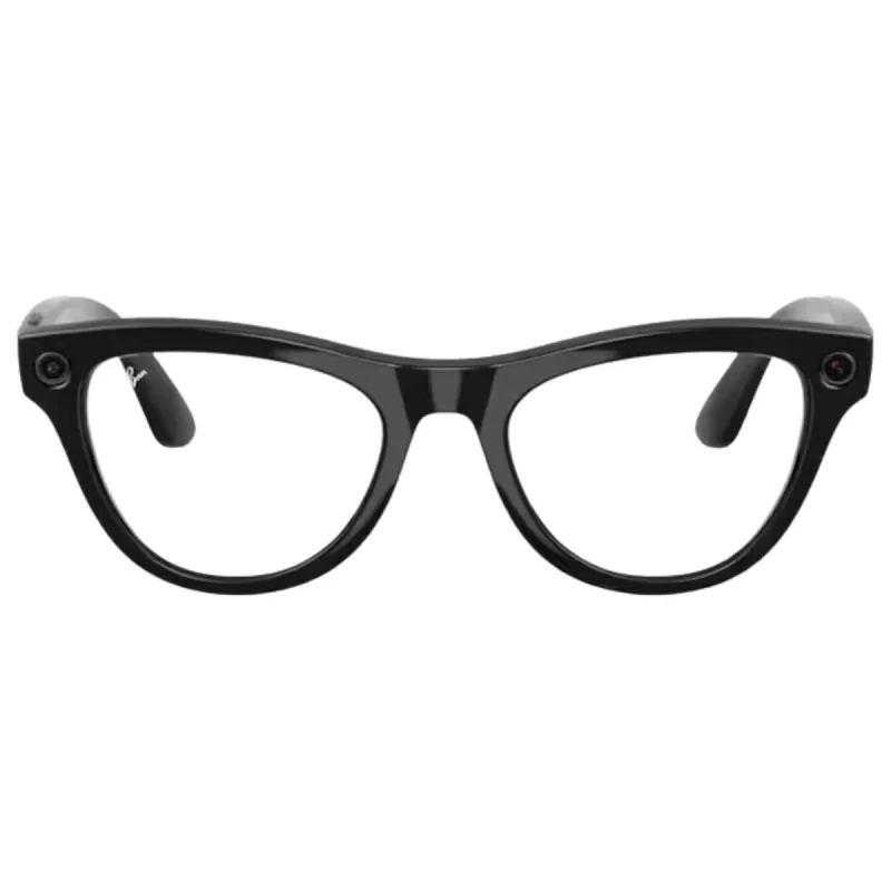 RAY-BAN META SKYLER (2.NESİL) PARLAK SİYAH CLEAR CAM