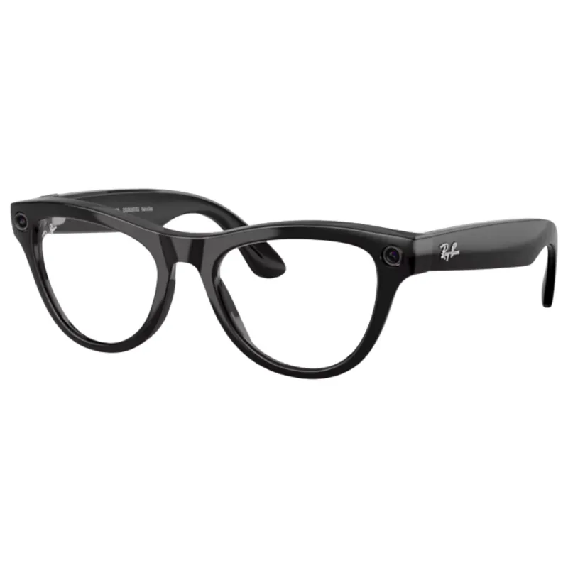 RAY-BAN META SKYLER (2.NESİL) PARLAK SİYAH CLEAR CAM