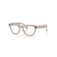 RAY-BAN META SKYLER AKILLI GÖZLÜK RW 4010 TRANSİTİONS 6700MF52 GÜNEŞTE KOYULAŞAN SHINY CHALKY GRAY
