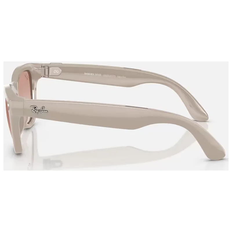 RAY-BAN META SKYLER RW4010 SHİNY CHALKY GRAY CİNNAMON PİNK 52