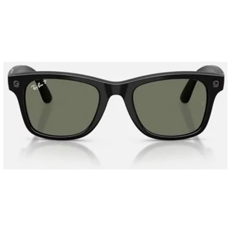 Ray-Ban Meta Wayfarer 3. Nesil Gözlük Parlak Siyah Geçişli Gri Lens