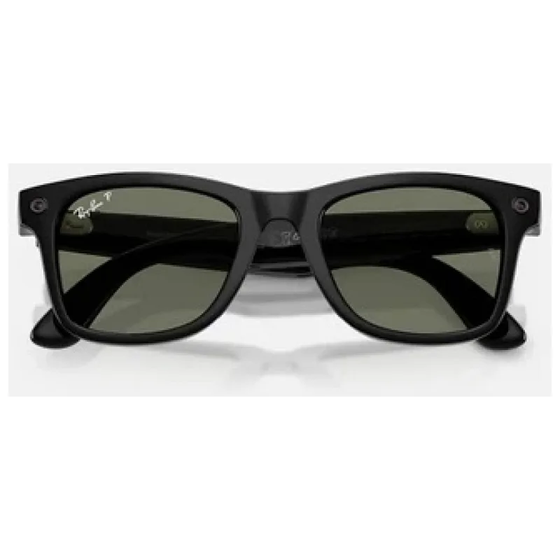 Ray-Ban Meta Wayfarer 3. Nesil Gözlük Parlak Siyah Geçişli Gri Lens