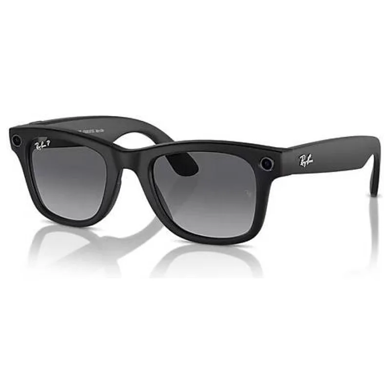 Ray-Ban Meta Wayfarer RW4008 53 Beden 601ST353 Mat Siyah-Polarize Grafit 