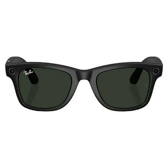 Ray-Ban Meta Wayfarer Akıllı Gözlük Mat Siyah Şeffaf Grafit Yeşil Transitions Cam Rengi RW4008