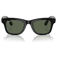 Ray-Ban Meta Wayfarer Akıllı Gözlük RW4008 53 Beden 601/7153  Parlak Siyah G15 Yeşil