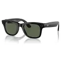 Ray-Ban Meta Wayfarer Akıllı Gözlük RW4008 53 Beden 601/7153  Parlak Siyah G15 Yeşil