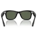 Ray-Ban Meta Wayfarer Akıllı Gözlük RW4008 53 Beden 601/7153  Parlak Siyah G15 Yeşil