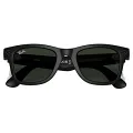 Ray-Ban Meta Wayfarer Akıllı Gözlük RW4006 50 Beden 601S1M50 Mat Siyah Şeffaf Grafit Yeşil Transitions Cam Rengi