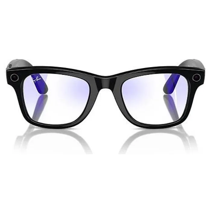 Ray-Ban Meta Wayfarer RW4006 50 Beden 601/SB50 Parlak Siyah-Clear