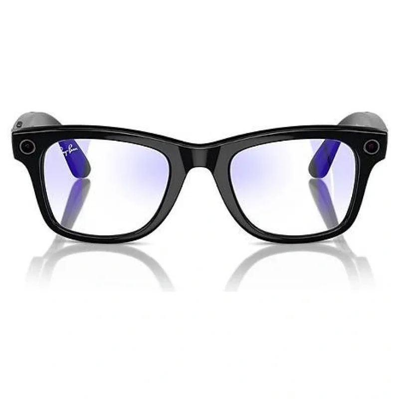 Ray-Ban Meta Wayfarer RW4006 50 Beden 601/SB50 Parlak Siyah-Clear
