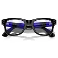 Ray-Ban Meta Wayfarer RW4006 50 Beden 601/SB50 Parlak Siyah-Clear