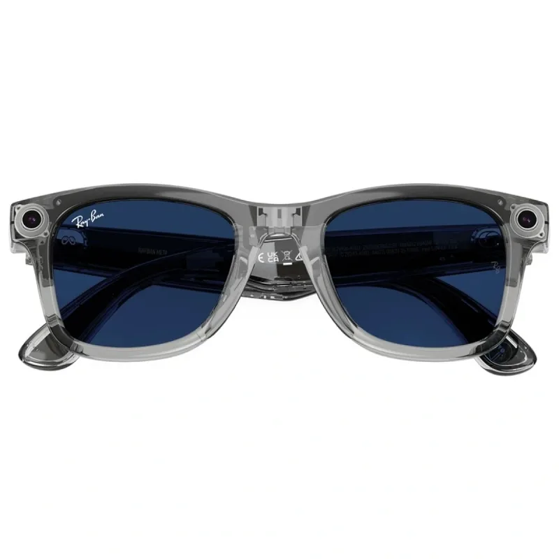 Ray-Ban Meta Wayfarer Gen 2 RW4012 6840MF Parlak Gri-Safir Akıllı Gözlük