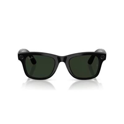 RAY-BAN META WAYFARER PARLAK SİYAH ŞEFFAF TRANSITIONS  YEŞİL CAM (2.NESİL) RW 4012