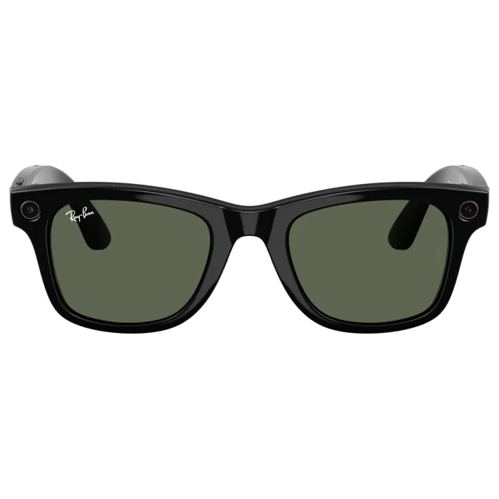 Ray-Ban Meta Wayfarer Gen 2 RW4012 53 Beden 601/1M53 Parlak Siyah-Şeffaf Grafit Yeşil