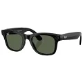 Ray-Ban Meta Wayfarer Gen 2 RW4012 53 Beden 601/1M53 Parlak Siyah-Şeffaf Grafit Yeşil