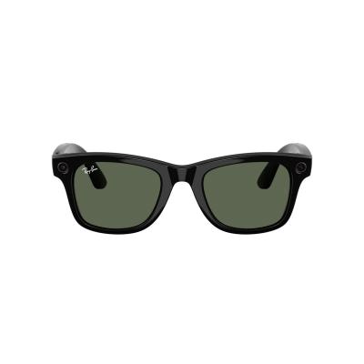 RAY-BAN META WAYFARER PARLAK SİYAH YEŞİL CAM (2. NESİL) RW 4012