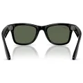 Ray-Ban Meta Wayfarer Gen 2 RW4012 50 Beden 601/7150 Parlak Siyah - G15 Yeşil
