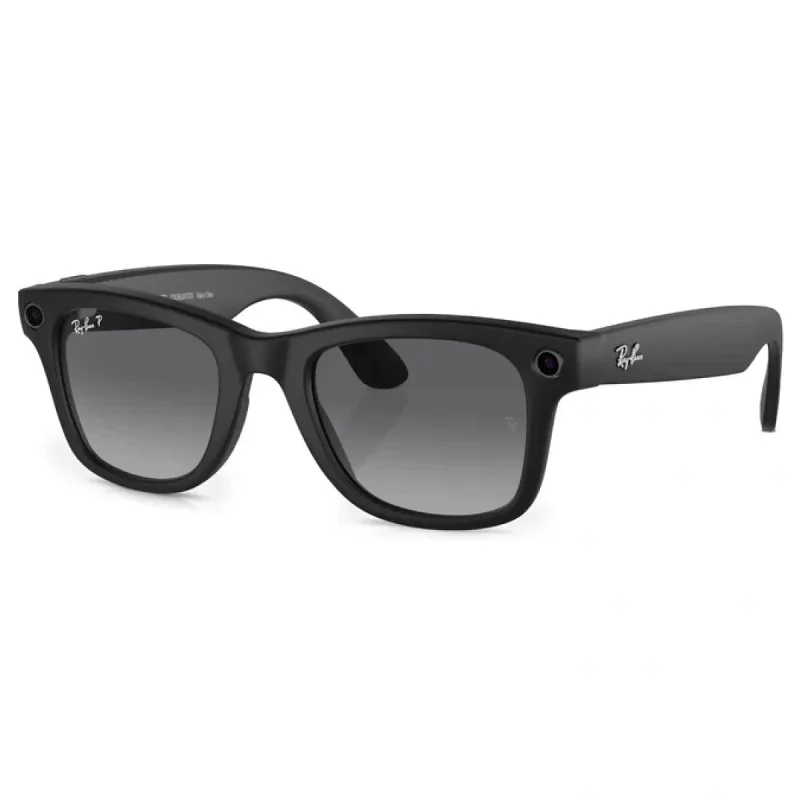 RAY-BAN META WAYFARER AKILLI GÖZLÜK MAT SİYAH POLAR GRADIENT GRAPHITE