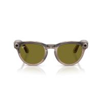 RAY-BAN RW4009F META LOW BRİDGE FİT HEADLİNER WARM STONE 6705M151 TRANSİTİONS DARK GREEN