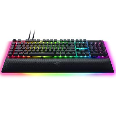 RAZER BLACKWİDOW V4 PRO GREEN SWİTCH RGB MEKANİK İNGİLİZCE GAMİNG KLAVYE (RZ03-04680100-R3M1)