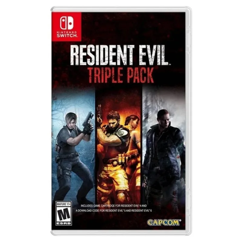 Capcom Resident Evil Triple Pack Nintendo Switch Oyunu