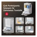 ROBOROCK Q REVO S ÇÖP İSTASYONLU AKILLI ROBOT SÜPÜRGE BEYAZ