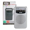 ROXY Rxy-Bariton Cep Tipi Mini Pilli Analog Radyo Gri