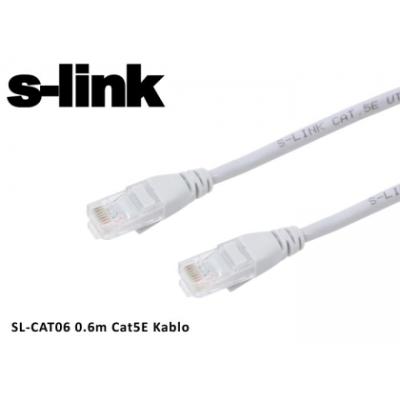 S-LINK SL-CAT06 RJ-45 0.60 METRE PATH CAT5E KABLO