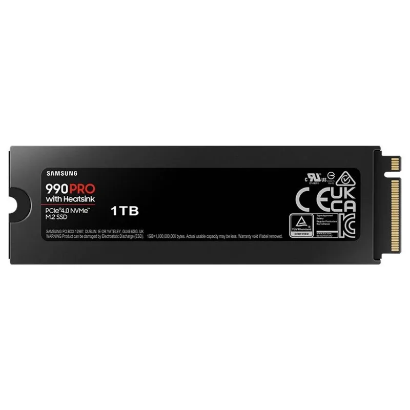 Samsung 990 PRO 1 TB 7450-6900MB-S NVME M.2 SSD Soğutuculu (MZ-V9P1T0CW)