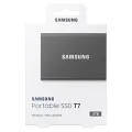 Samsung 2TB T7 Serisi USB 3.2 (Okuma 1050MB / Yazma 1000MB) Gri Harici SSD