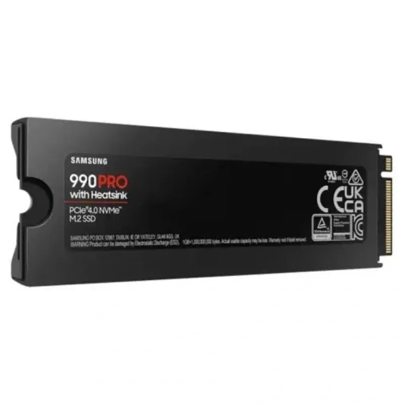 Samsung 990 PRO 4 TB 7450-6900MB-S NVME M.2 SSD Soğutuculu (MZ-V9P4T0CW)