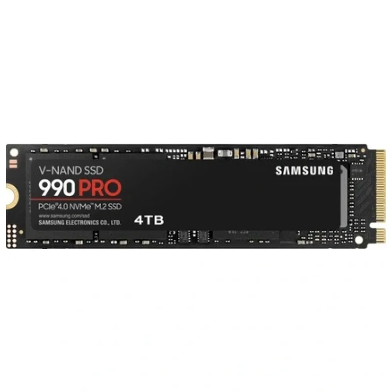  SAMSUNG 990 PRO 4TB 22X80MM PCIE GEN 4.0 X4 NVME 7450-6900 M.2 SSD MZ-V9P4T0BW
