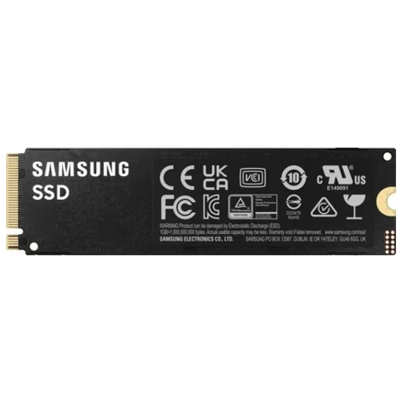  SAMSUNG 990 PRO 4TB 22X80MM PCIE GEN 4.0 X4 NVME 7450-6900 M.2 SSD MZ-V9P4T0BW