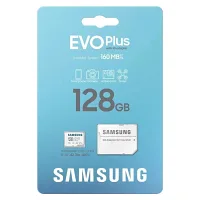 Samsung Evo Plus MB-MC128SA Class 10 UHS-I U3 A2 V30 128 GB Micro SD Kart
