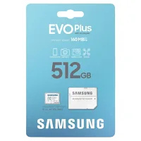 SAMSUNG EVO PLUS MB-MC512SA/APC 512 GB MİCRO SD HAFIZA KARTI