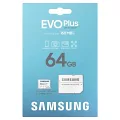 Samsung Evo Plus MB-MC64SA Class 10 UHS-I U1 A1 V10 64 GB Micro SD Kart