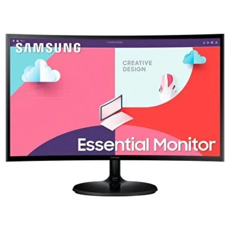 SAMSUNG LS24C360EAUXUF 24" FULL HD 75HZ FREESYNC KAVİSLİ ESSENTİAL MONİTÖR