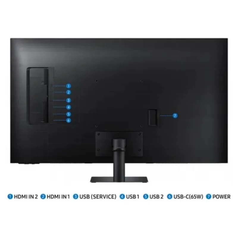 Samsung M7 M70D LS43DM702UUXUF 43" 4 ms 4K 60 Hz Monitör