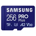 Samsung Pro Plus MB-MD256SA Class 10 UHS-I U3 A2 V30 256 GB Micro SD Kart