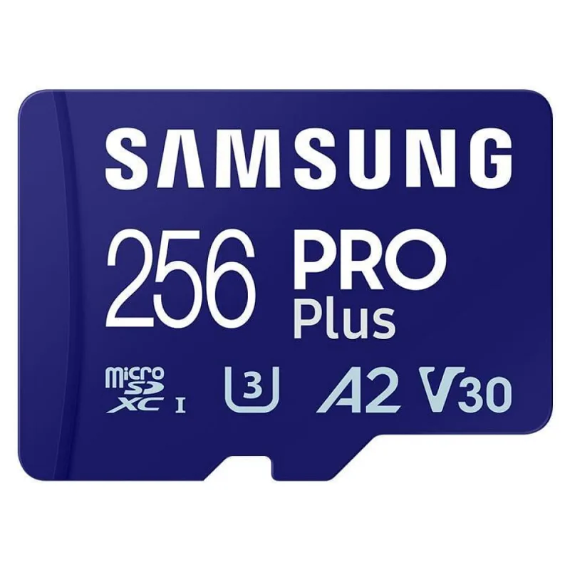 Samsung Pro Plus MB-MD256SA Class 10 UHS-I U3 A2 V30 256 GB Micro SD Kart