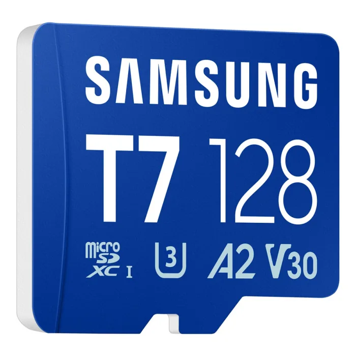 Samsung T7 MB-MB128T/WW Class 10 UHS-I U3 V30 128 GB Micro SD Kart