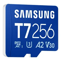 Samsung T7 MB-MB256T/WW Class 10 UHS-I U3 V30 256 GB Micro SD Kart