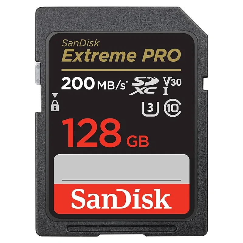 SANDISK EXTREME PRO 128GB 200MB/S SDXC HAFIZA KART