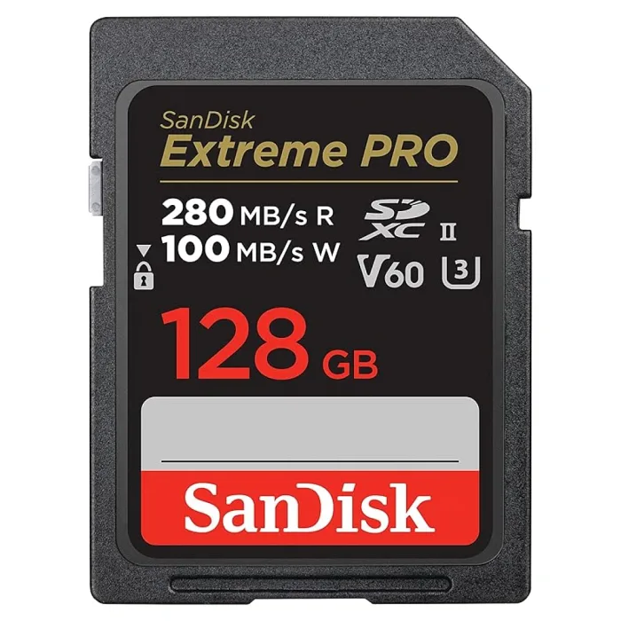 SanDisk Extreme Pro SDSDXEP-128G-GN4IN UHS-II U3 V60 128 GB Hafıza Kartı