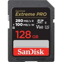 SanDisk Extreme PRO 128GB V60 UHS-II SD cards, 280/100MB/s,V60,C10,UHS-II SDSDXEP-128G-GN4IN