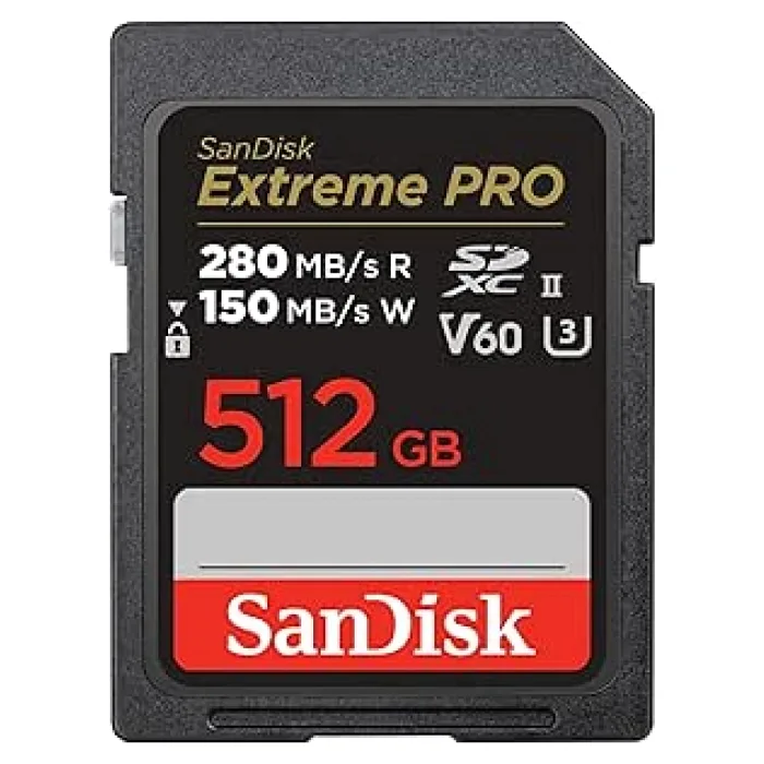 SANDISK EXTREME PRO SDSDXEP-512G-GN4IN UHS-II U3 V60 512 GB HAFIZA KARTI