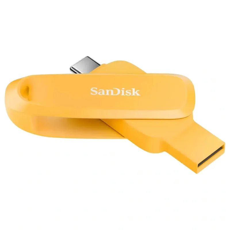 SANDISK PHONE DRIVE 128GB ANDROİD UYUMLU USB 3.2 GEN 1 FLASH BELLEK YELLOW DAFFODİL SDDDC6-128G-G46YD